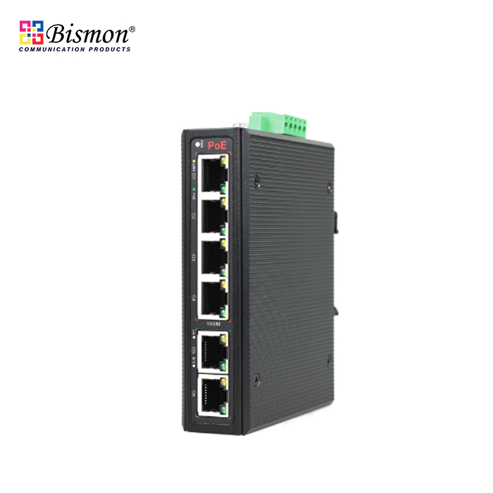 4 Port PoE Gigabit-2x RJ45 Gigabit Industrial Switch